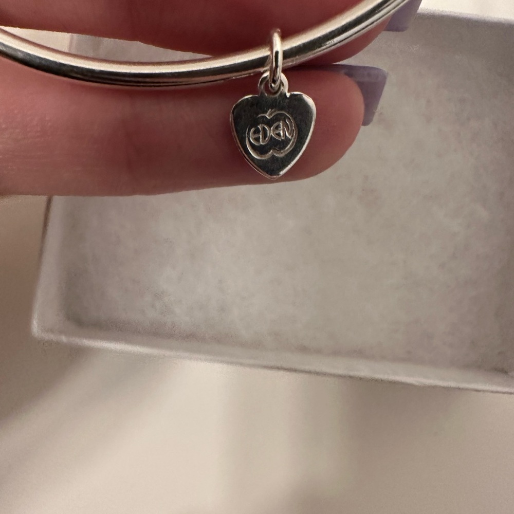 Eden hand arts silver tubular screw Bracelet - Picture 3 of 3